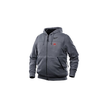 Milwaukee Tool M12 HEATED HOODIE KIT 2X, (GRAY), 302G-212X